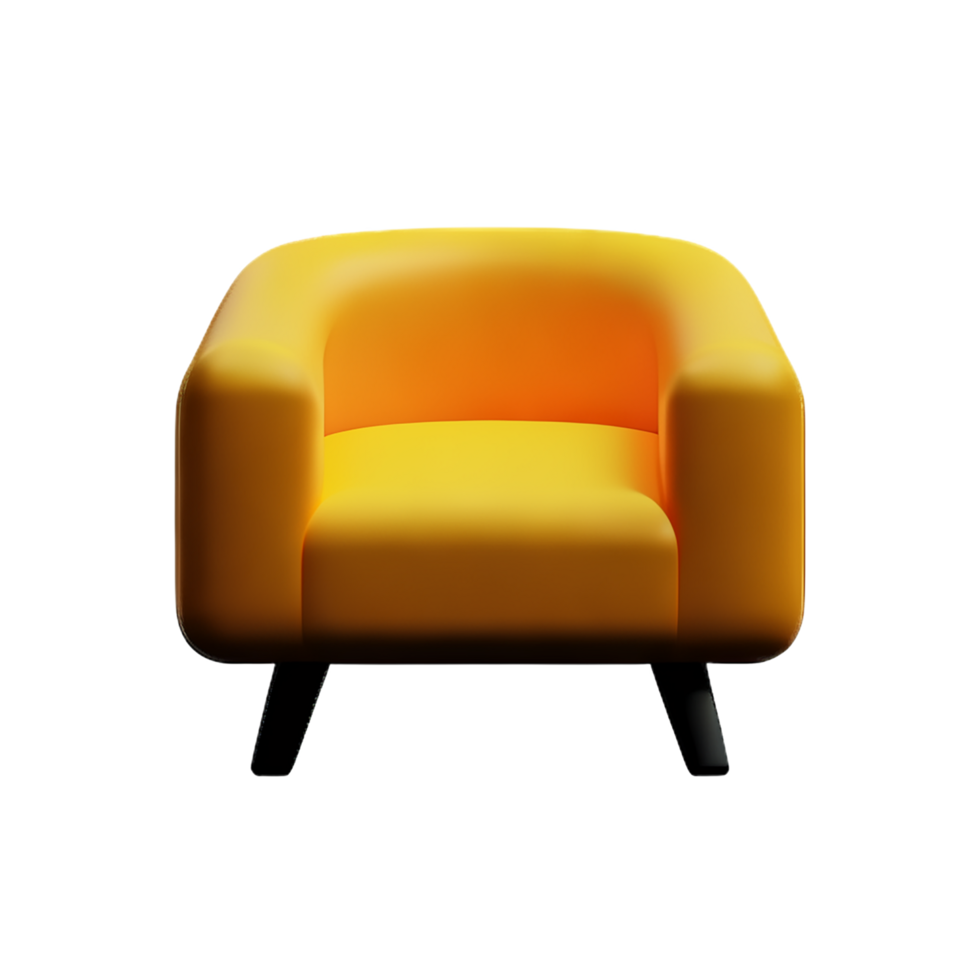 furniture 3d rendering icon illustration png
