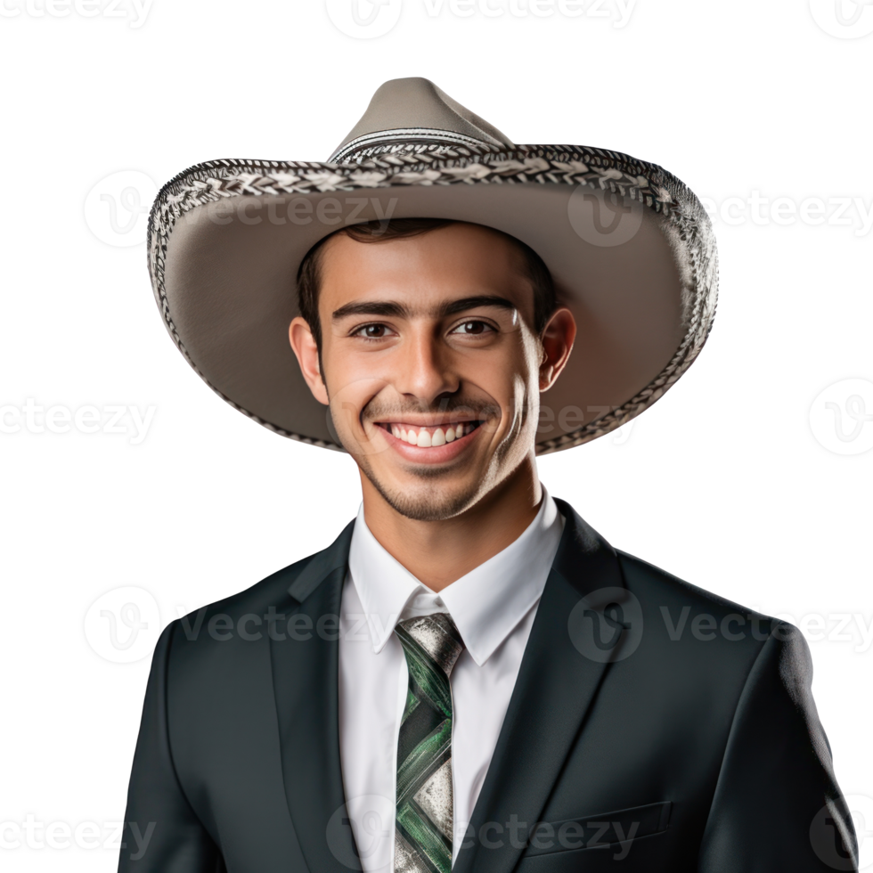 mexicano sorridente homem de negocios isolado png