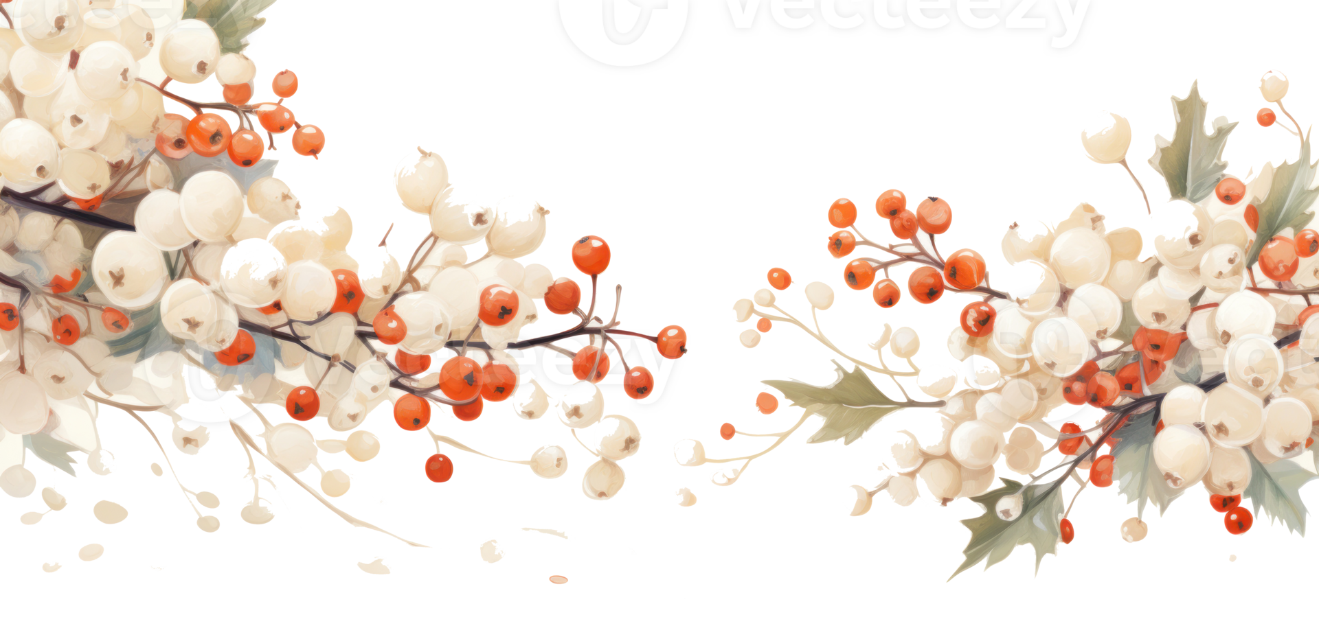 Christmas background with hollly leaves png