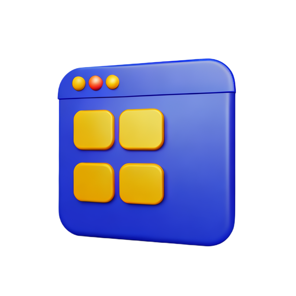 coding 3d rendering icon illustration png