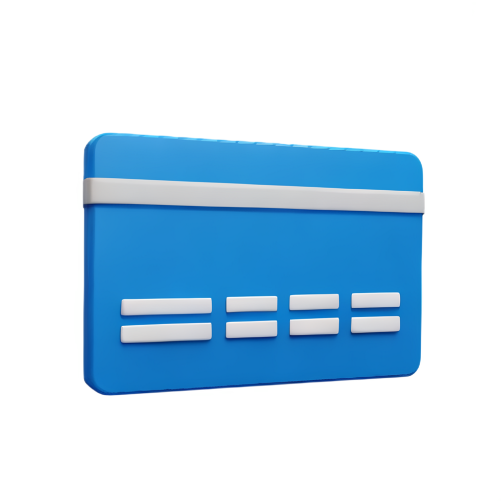 credit card 3d icon png
