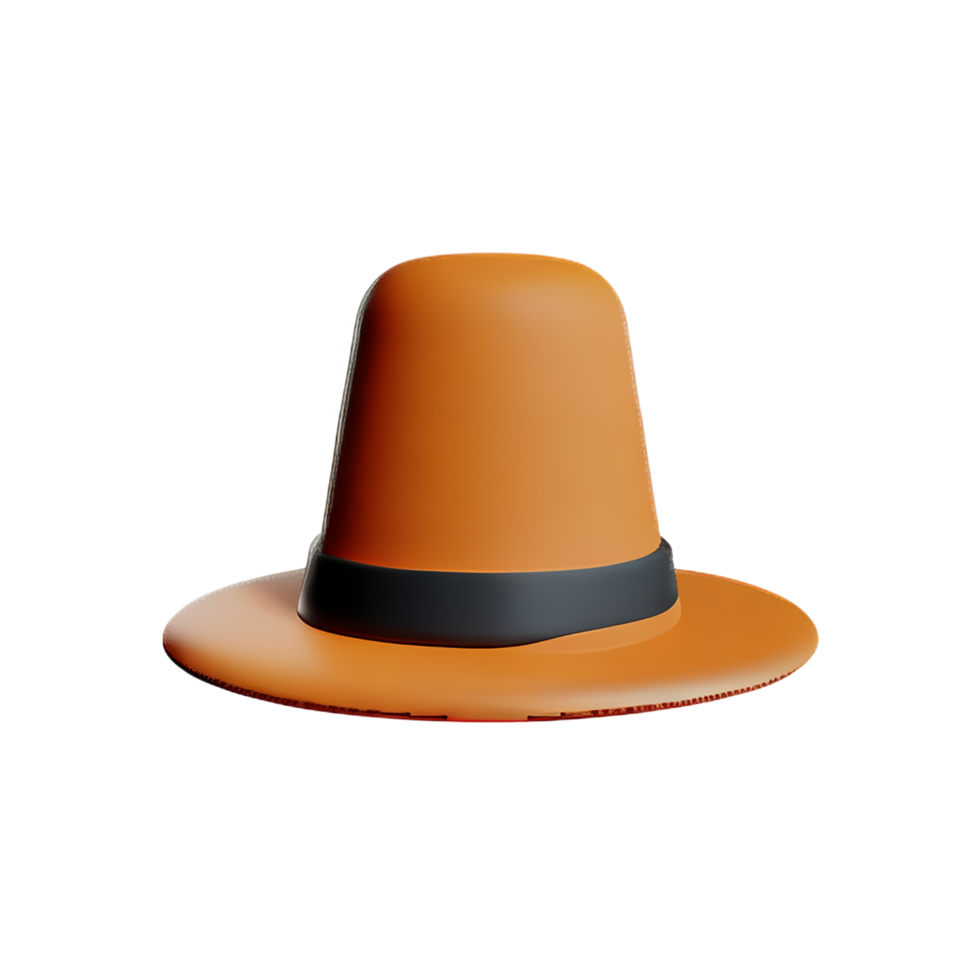 hat 3d rendering icon illustration png