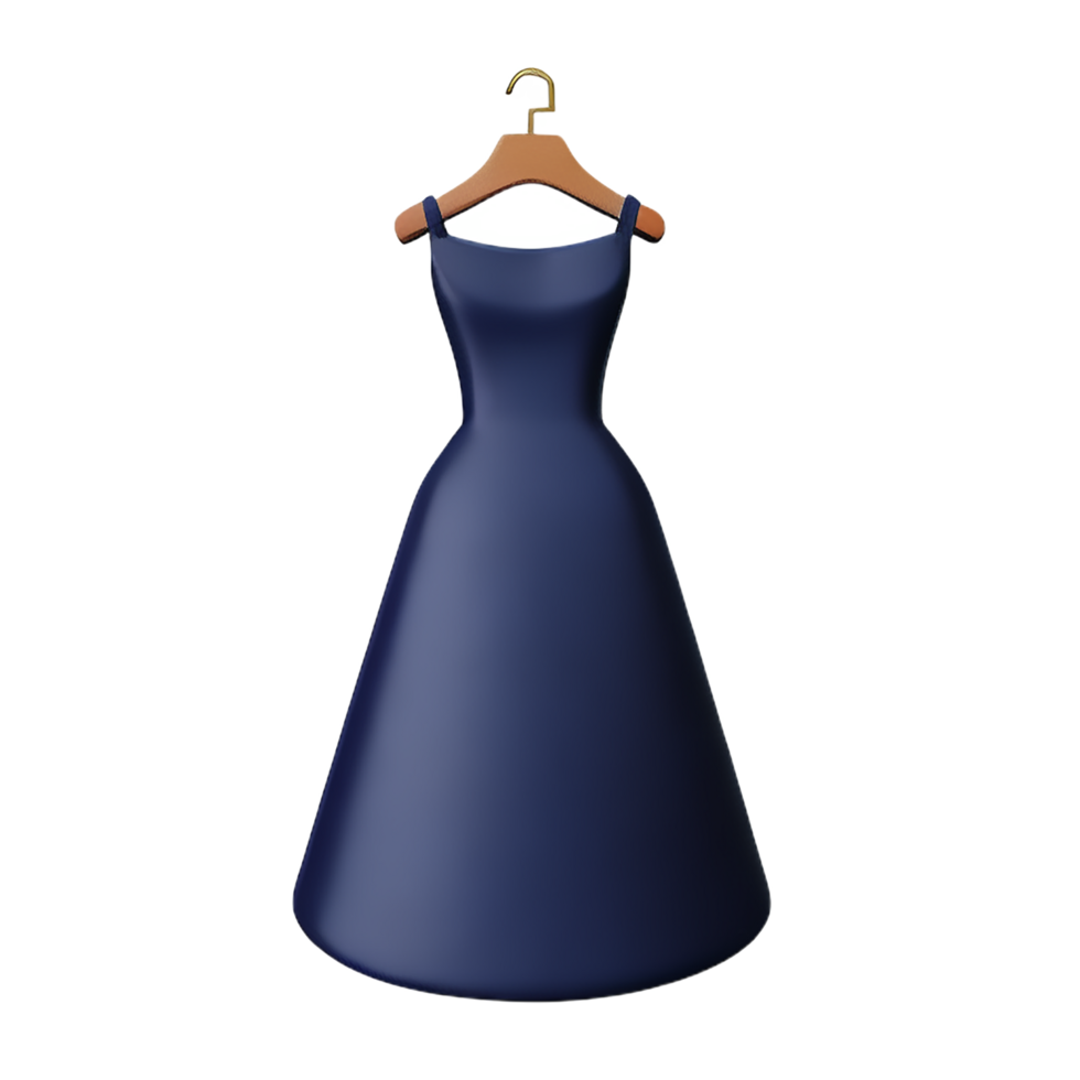 dress 3d rendering icon illustration png