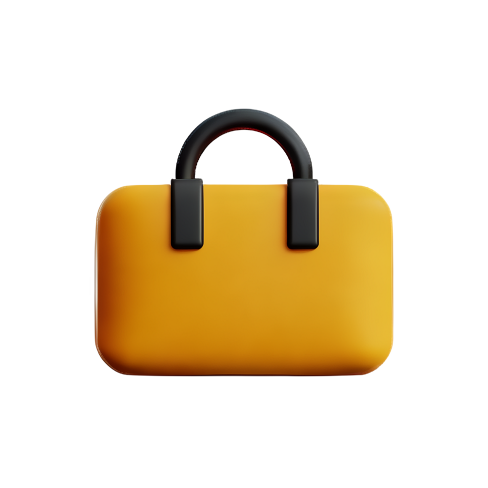 bag 3d rendering icon illustration png