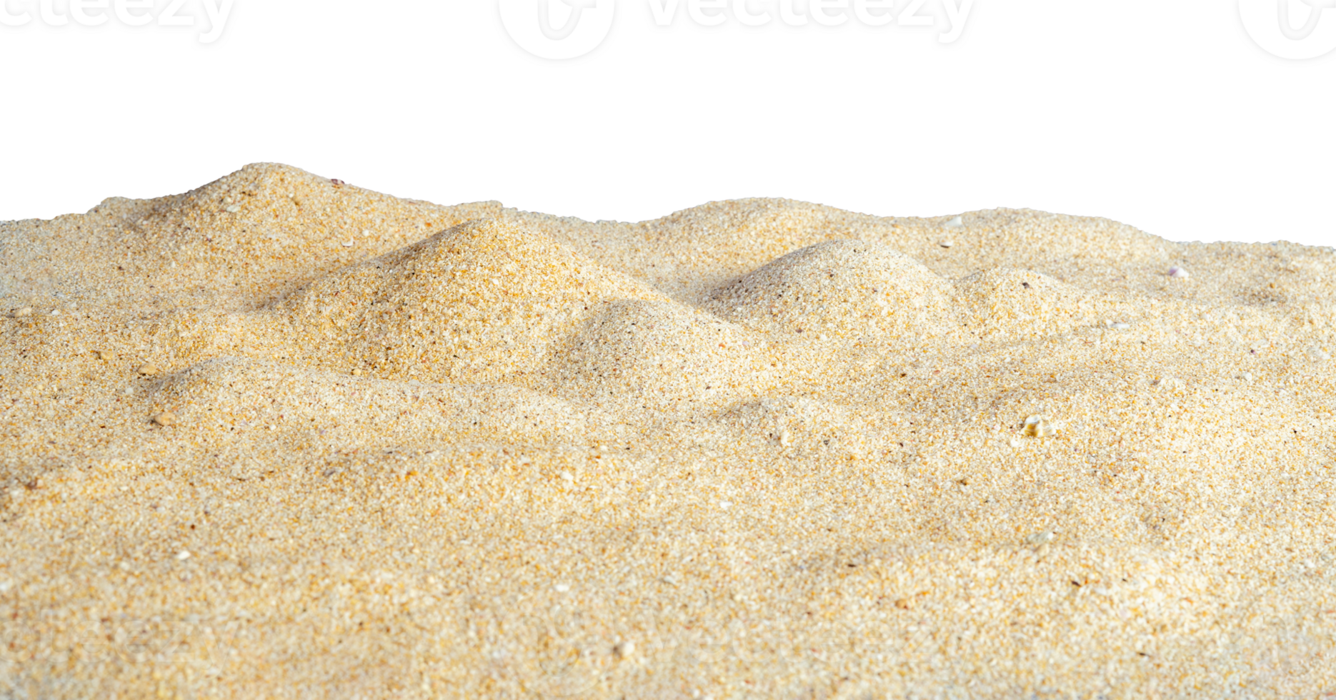 landscape of beach sand Isolated png