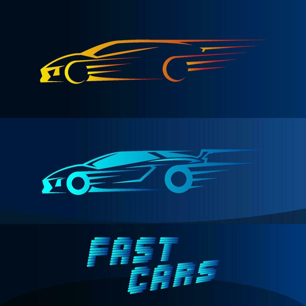 FAST CAR VECTOR SILHOUETTE