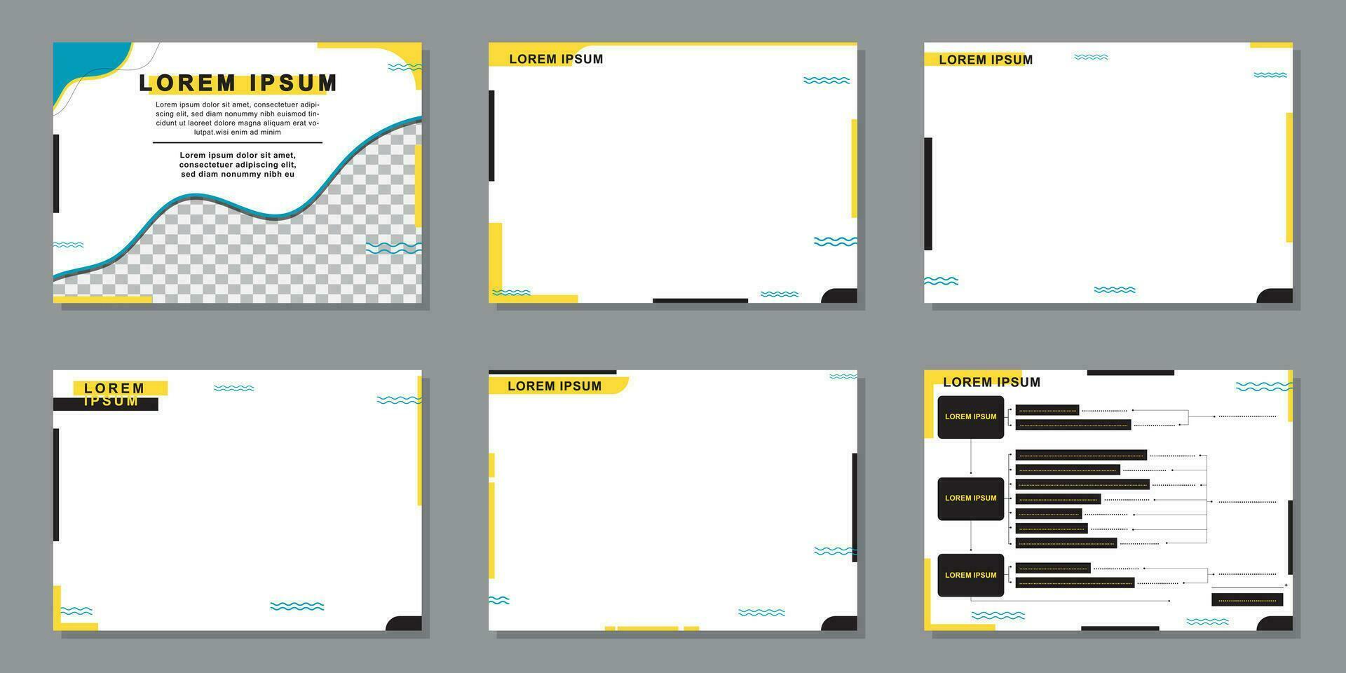 A4 modern proposal page template. vector illustration