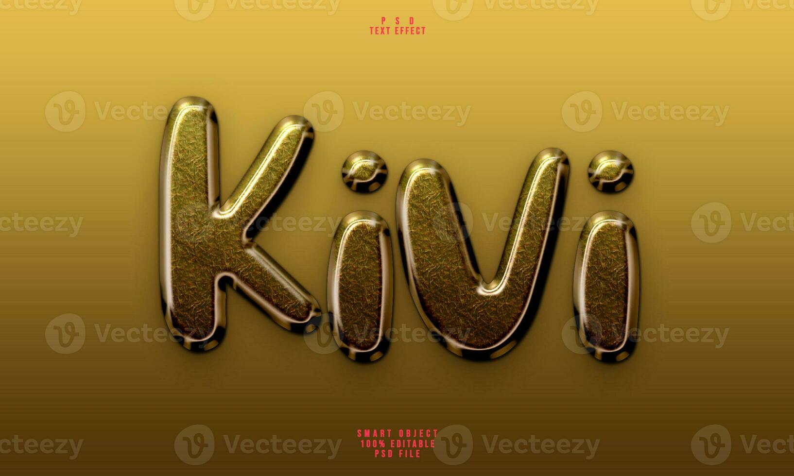 Kivi 3d text effect photo