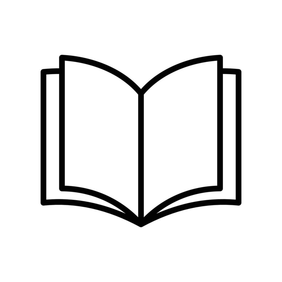book icon vector design template simple and clean