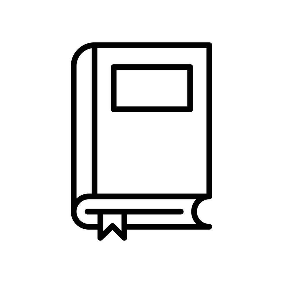 book icon vector design template simple and clean