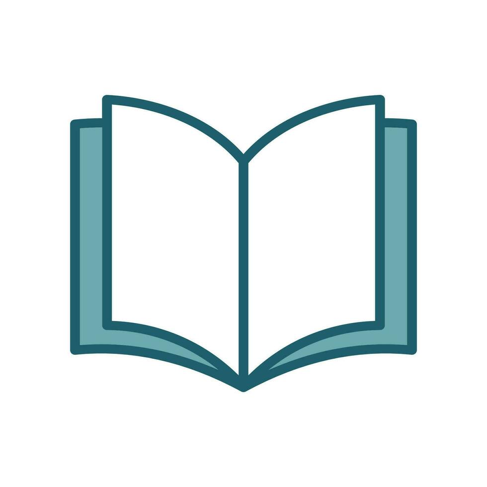 book icon vector design template simple and clean