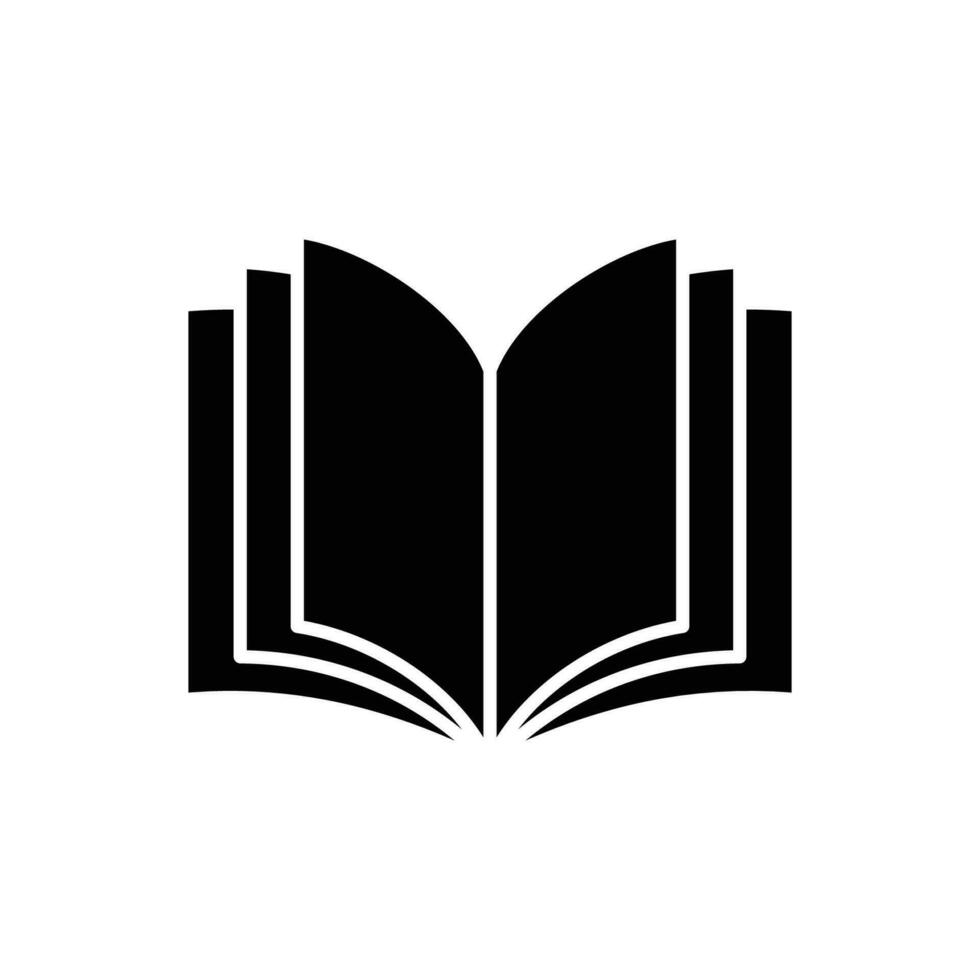 book icon vector design template simple and clean