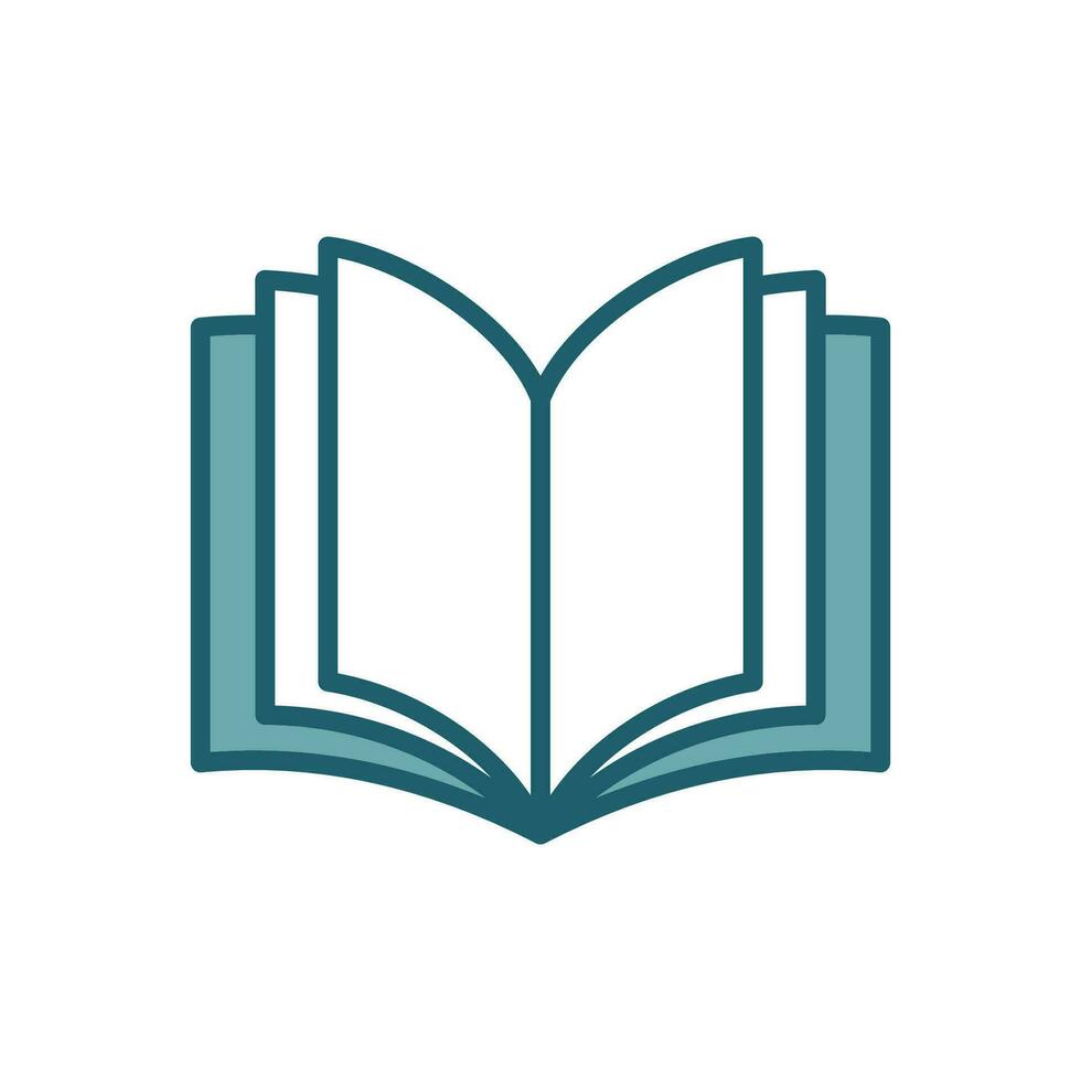 book icon vector design template simple and clean