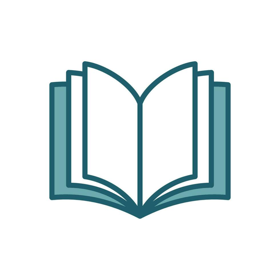 book icon vector design template simple and clean