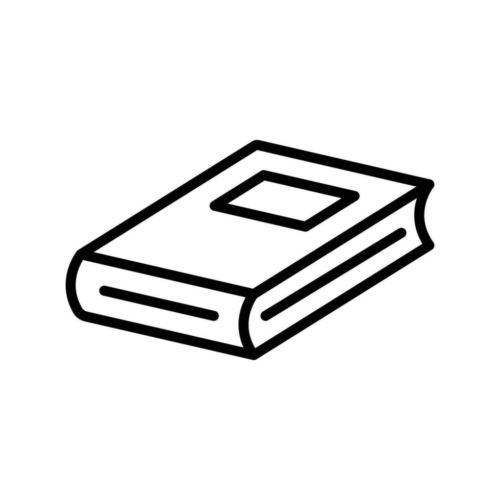 book icon vector design template simple and clean