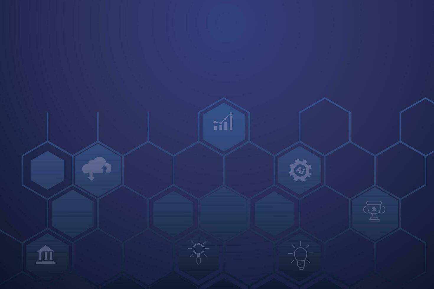 Analyst Works operations management. Data analysis concept. icon technology concept vector