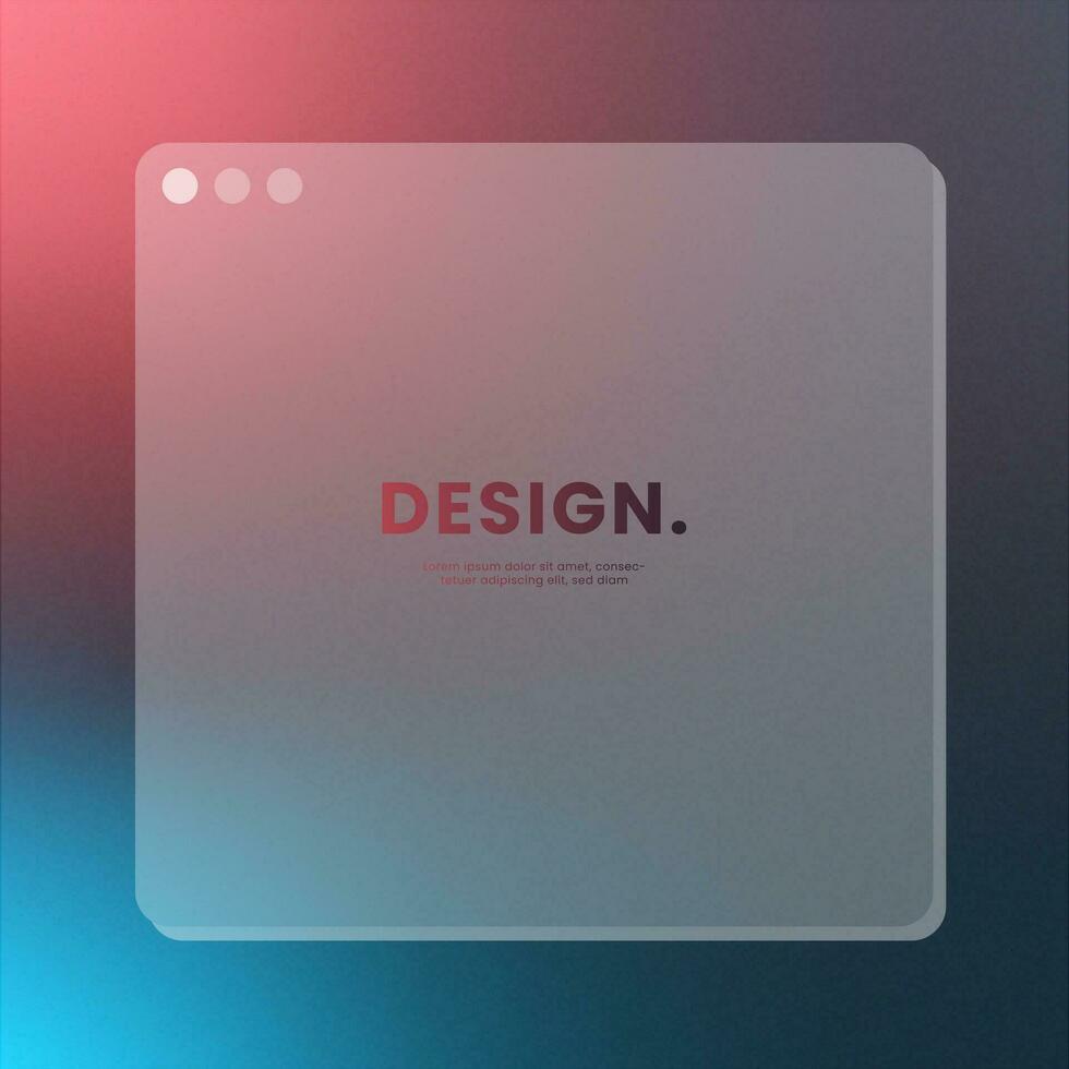 Simple square gradient background. Social media template vector illustration.