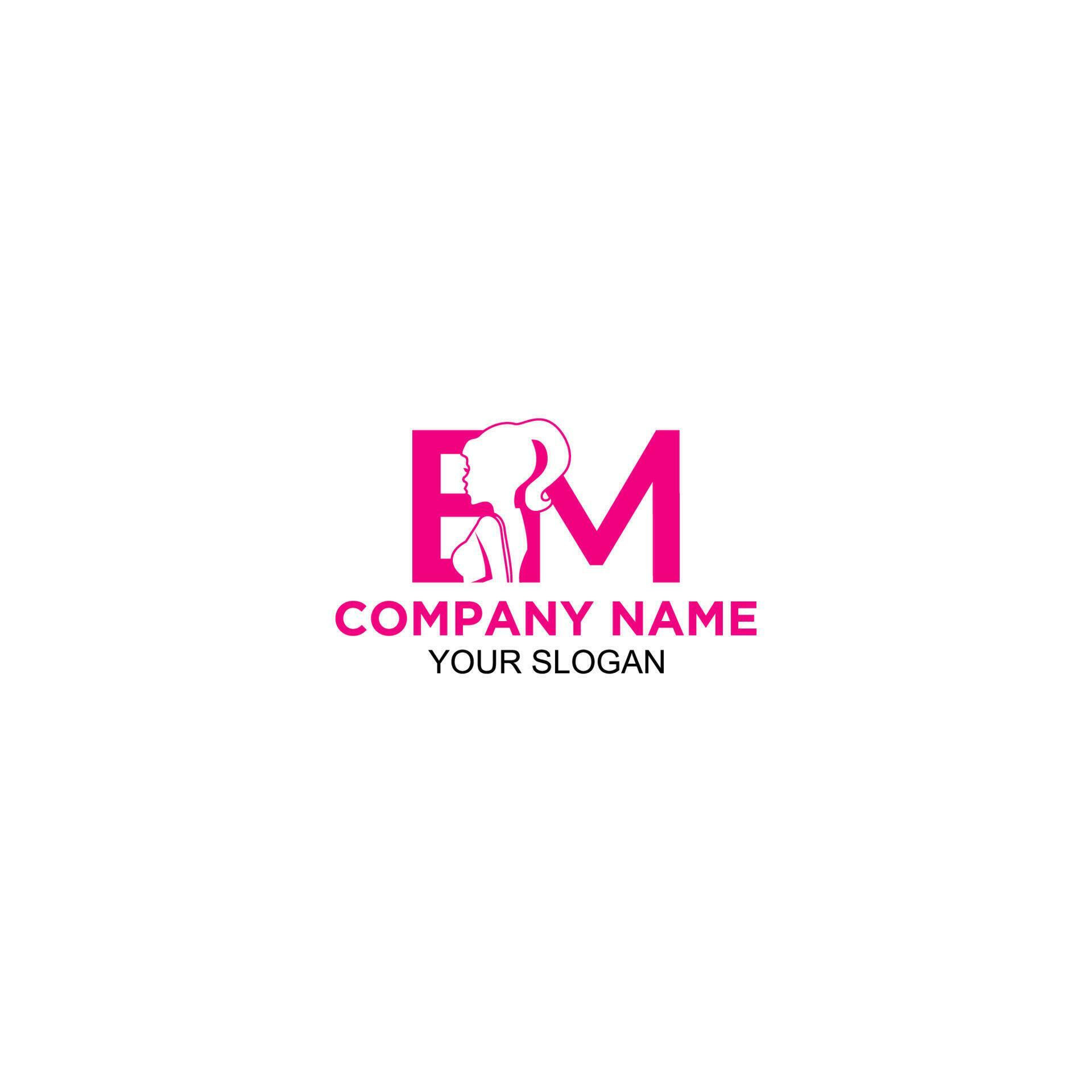 EM Excort Logo Design Vector 28543623 Vector Art at Vecteezy
