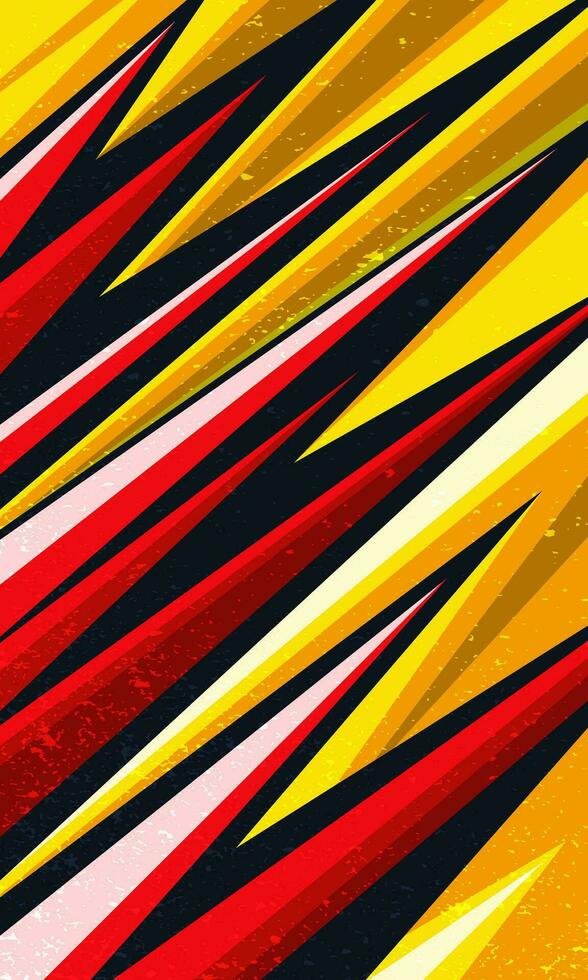 abstract pattern of racing-style geometric stripes vector