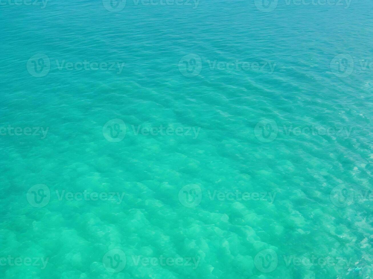 Beautiful tropical turquoise clear sea water surface photo