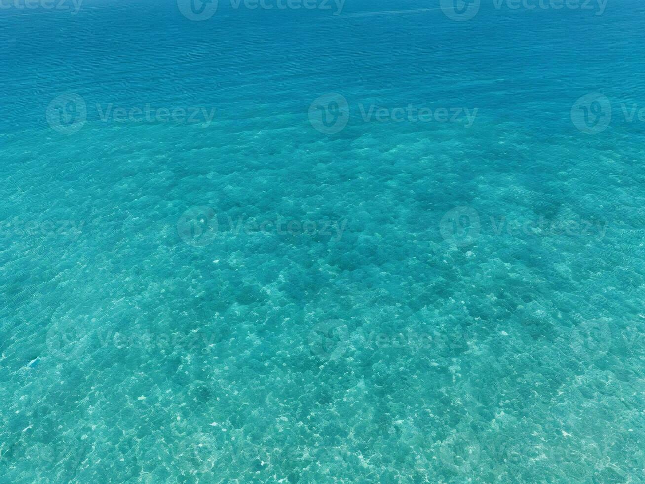 Blue sea surface, top view photo