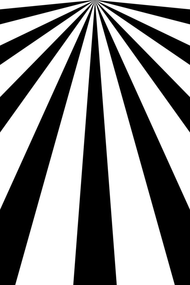 Retro sunburst vector background. Grunge design element. Black and white backdrop