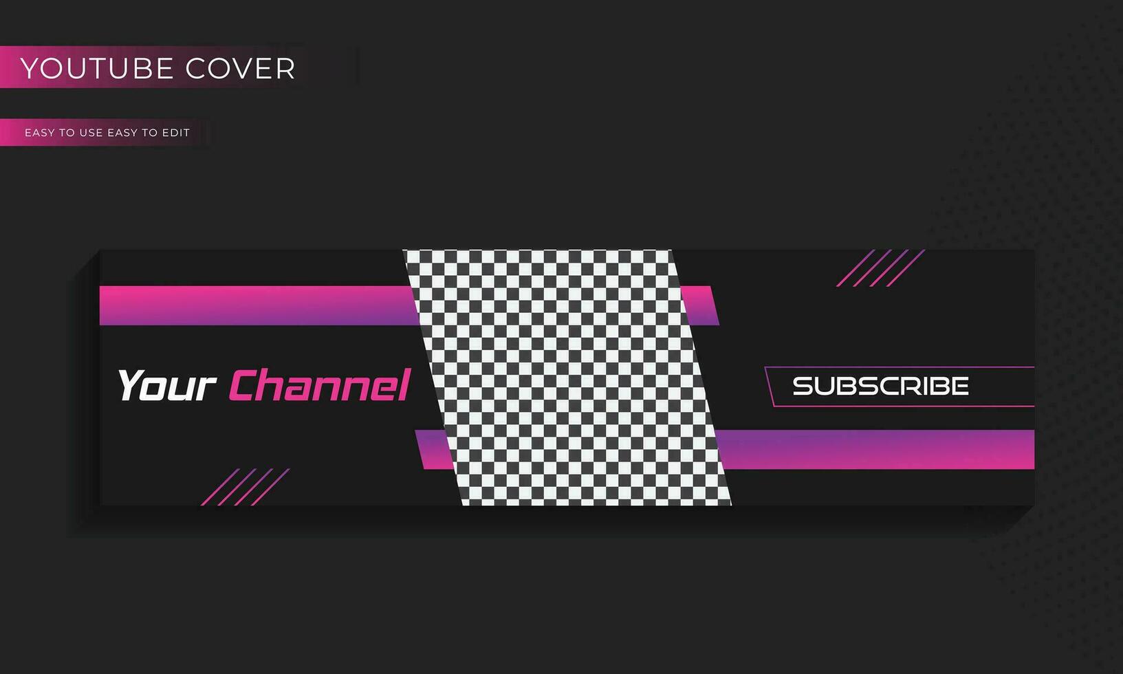 Social media banner and cover art template vector