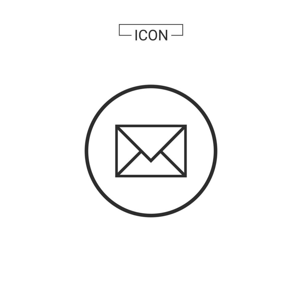 Email icon. e-mail symbol graphics for web icon collections vector