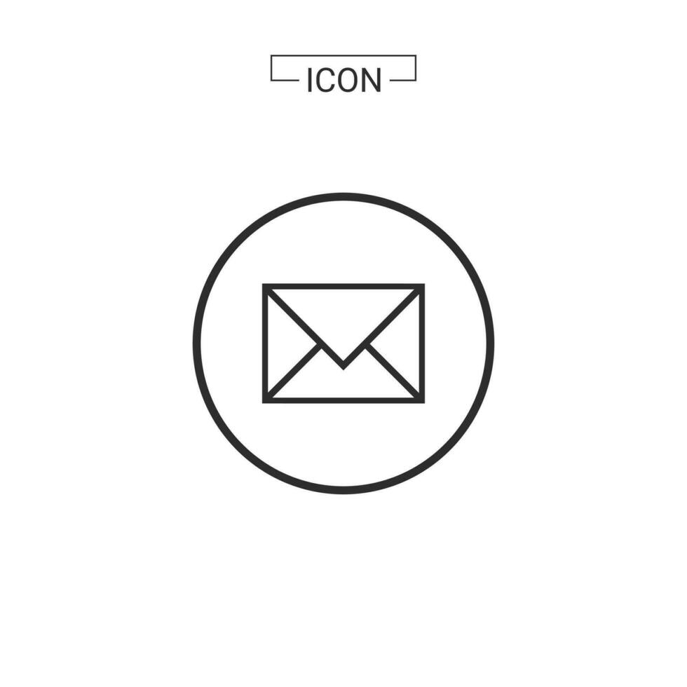 Email icon. e-mail symbol graphics for web icon collections vector