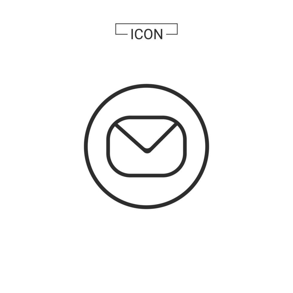 Email icon. e-mail symbol graphics for web icon collections vector