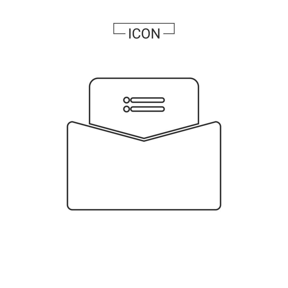 Email icon. e-mail symbol graphics for web icon collections vector