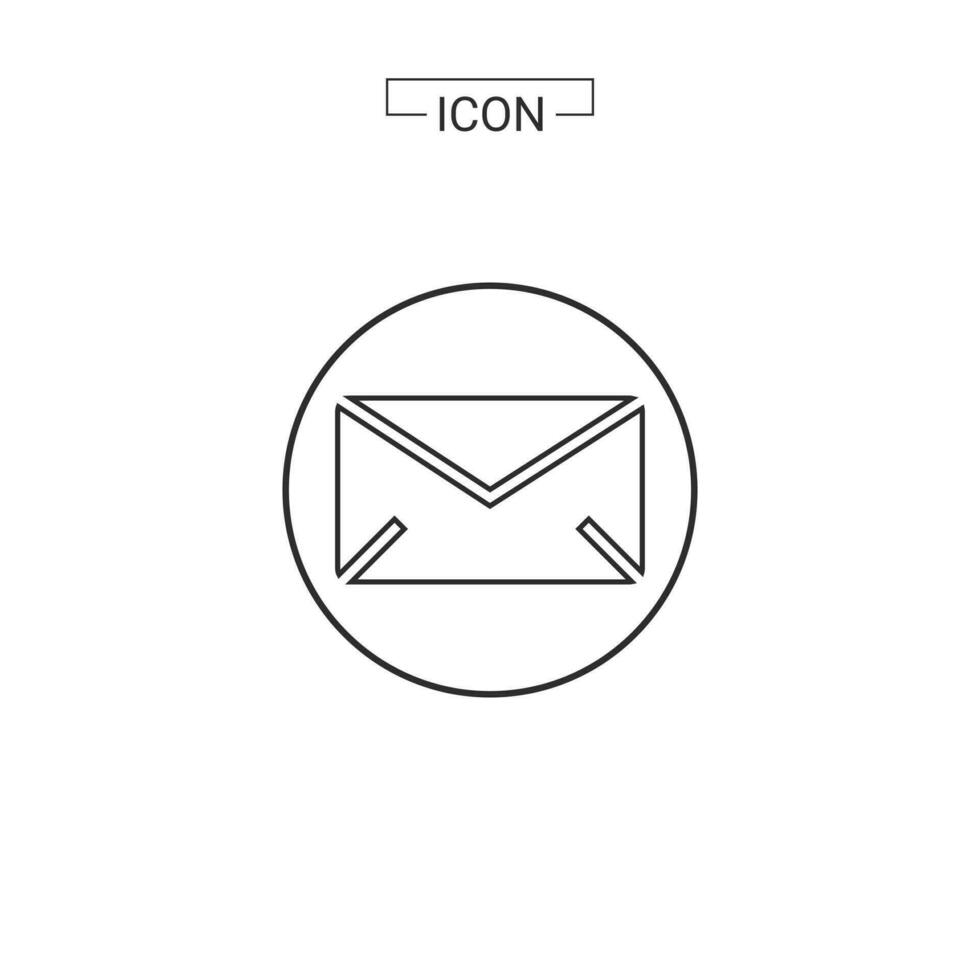 Email icon. e-mail symbol graphics for web icon collections vector