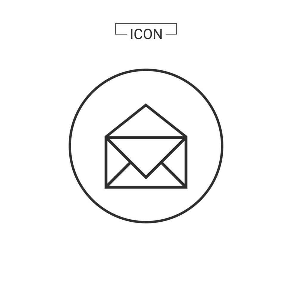 Email icon. e-mail symbol graphics for web icon collections vector