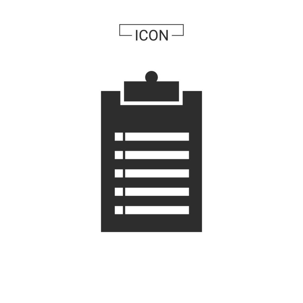Document line and fill icon vector