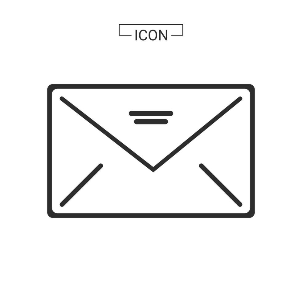 Email icon. e-mail symbol graphics for web icon collections vector