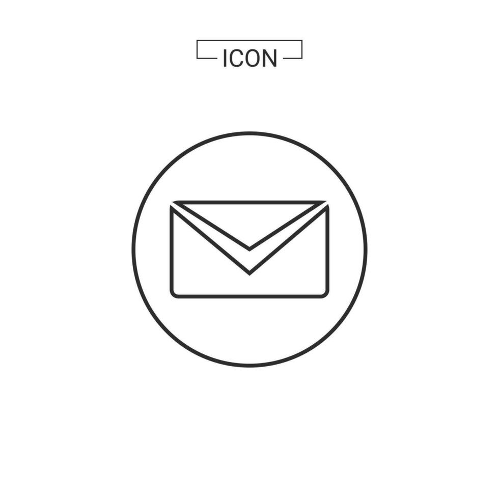 Email icon. e-mail symbol graphics for web icon collections vector