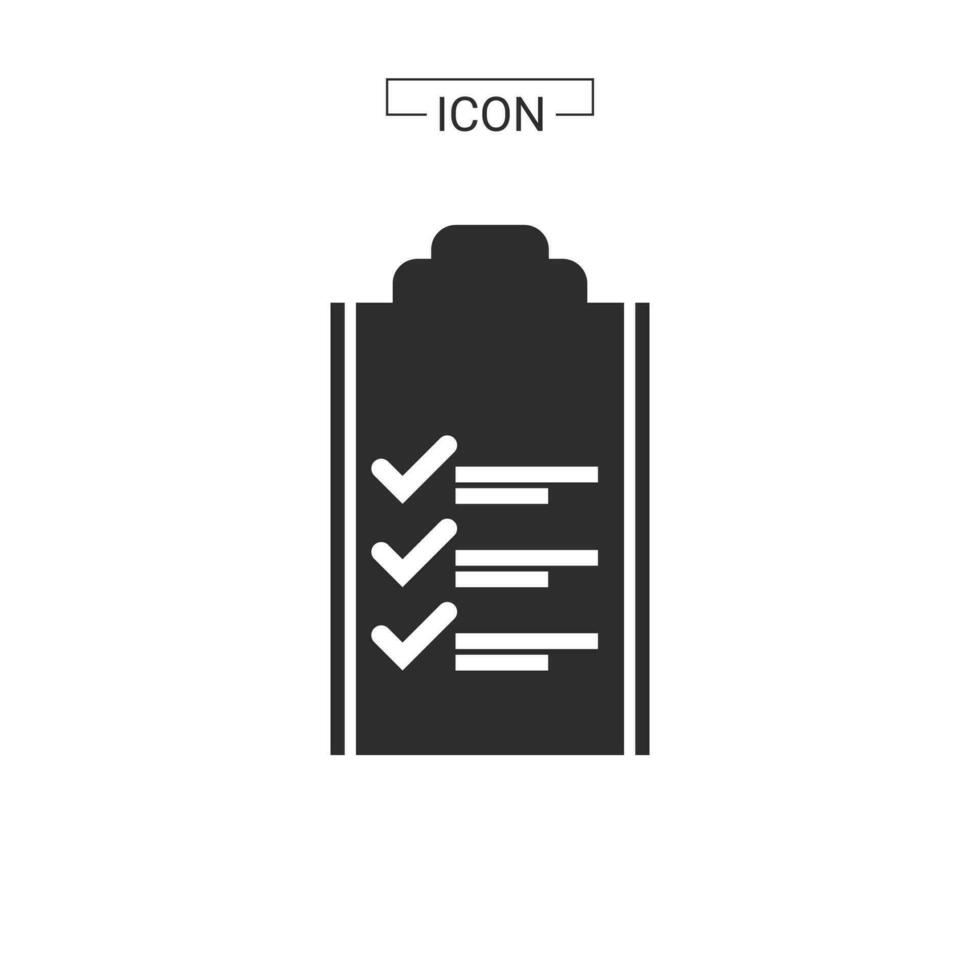 Document line and fill icon vector