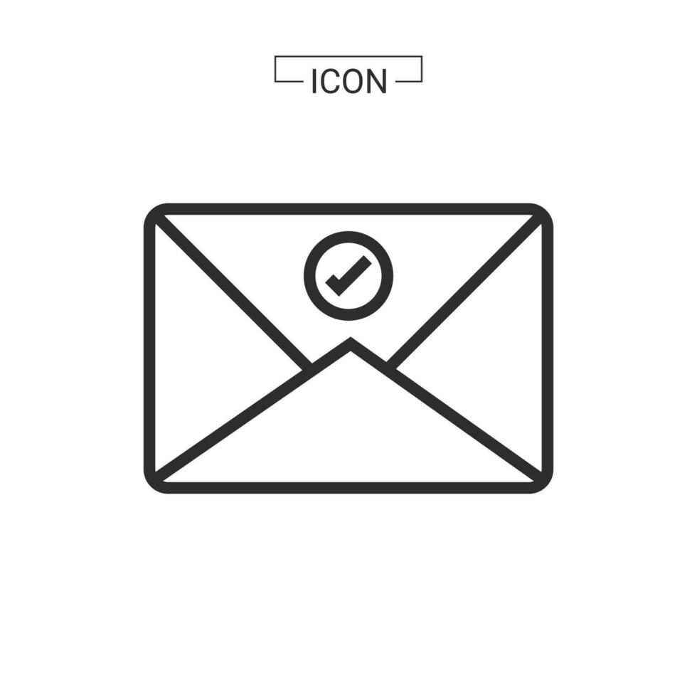 Email icon. e-mail symbol graphics for web icon collections vector