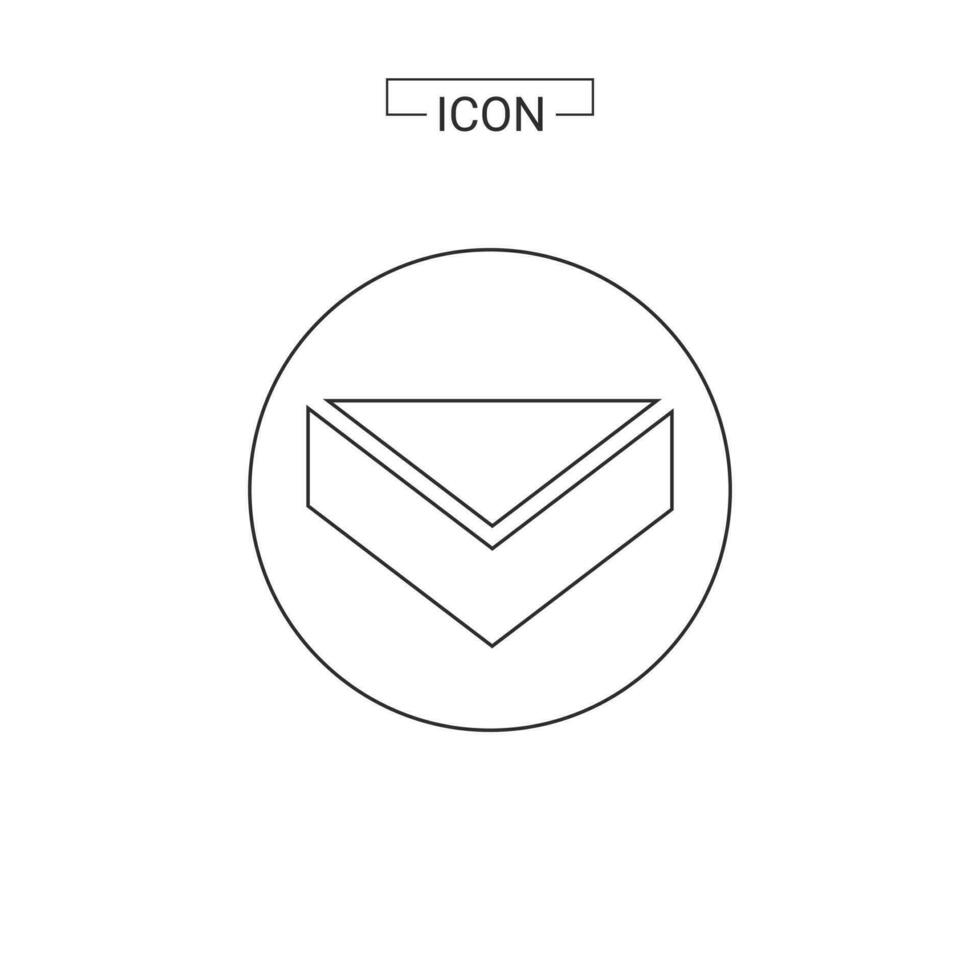 Email icon. e-mail symbol graphics for web icon collections vector