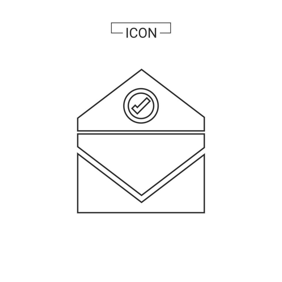 Email icon. e-mail symbol graphics for web icon collections vector