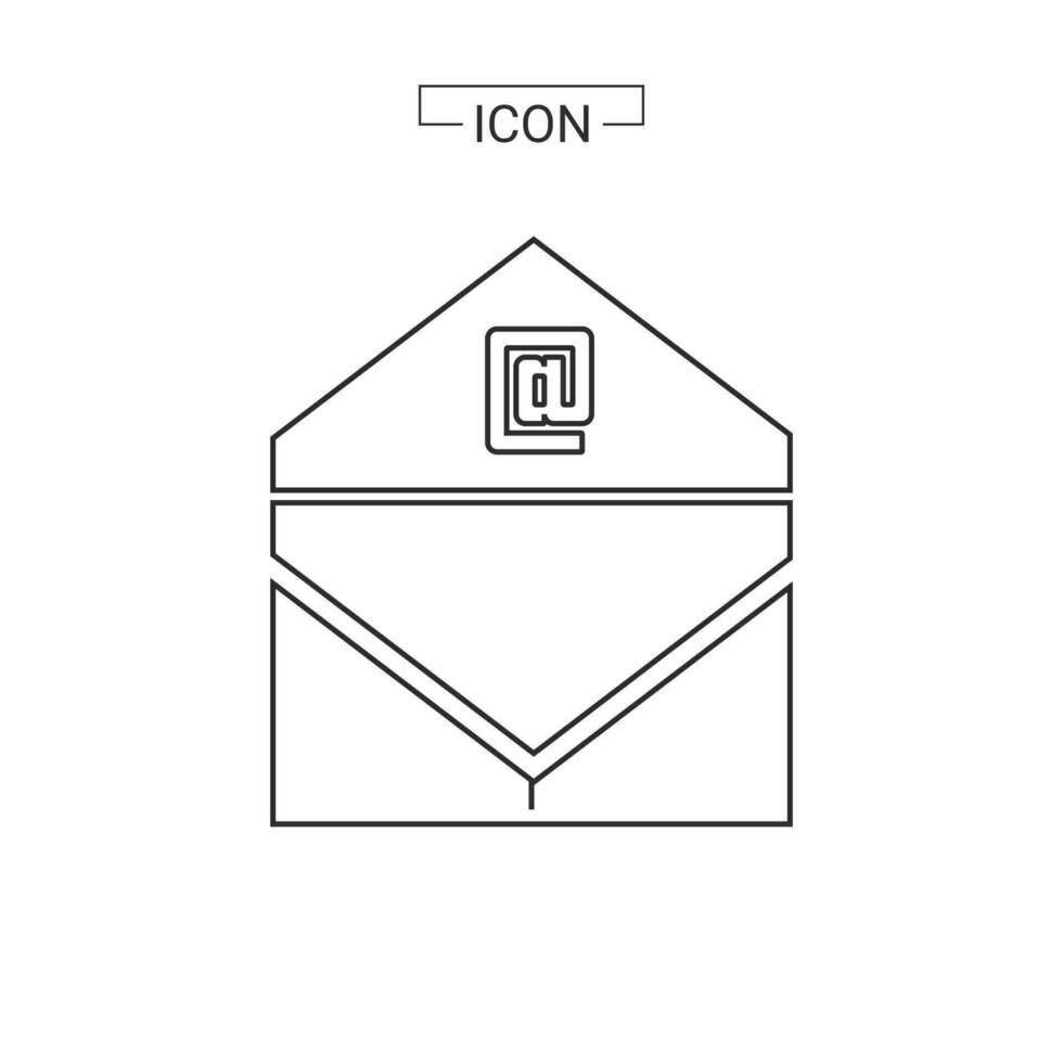 Email icon. e-mail symbol graphics for web icon collections vector