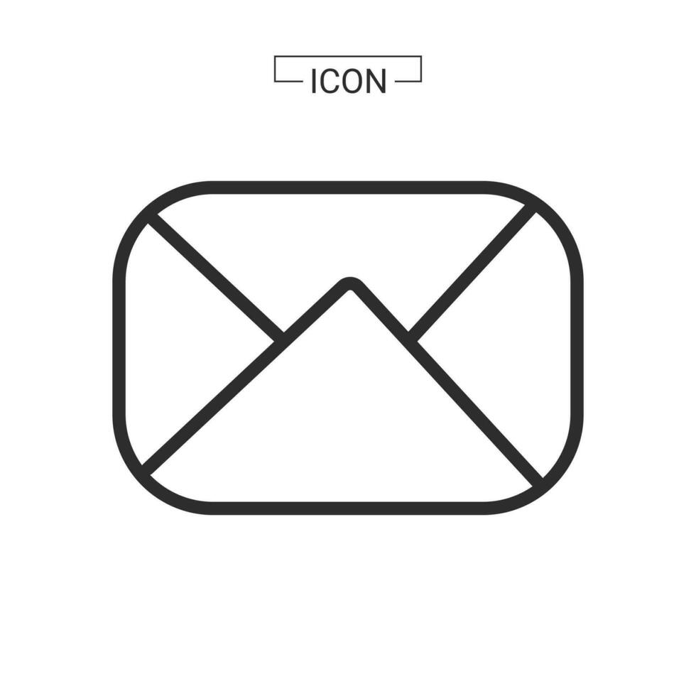 Email icon. e-mail symbol graphics for web icon collections vector