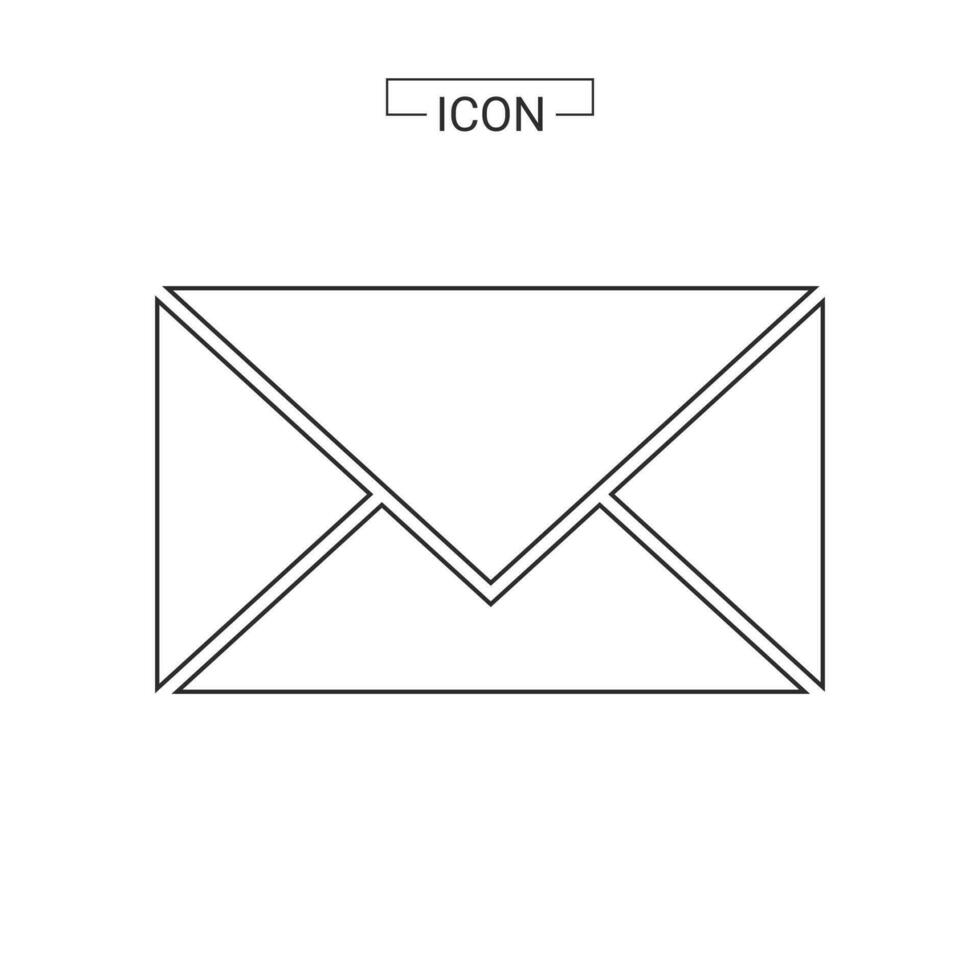 Email icon. e-mail symbol graphics for web icon collections vector