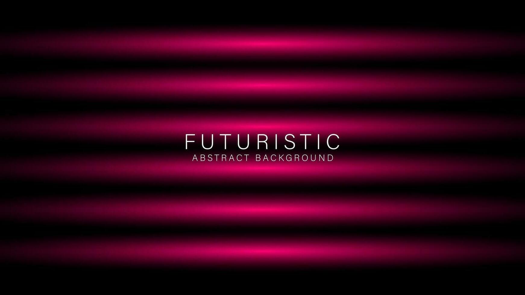 Futuristic blurred background with pink light. horizontal background. Vector illustration