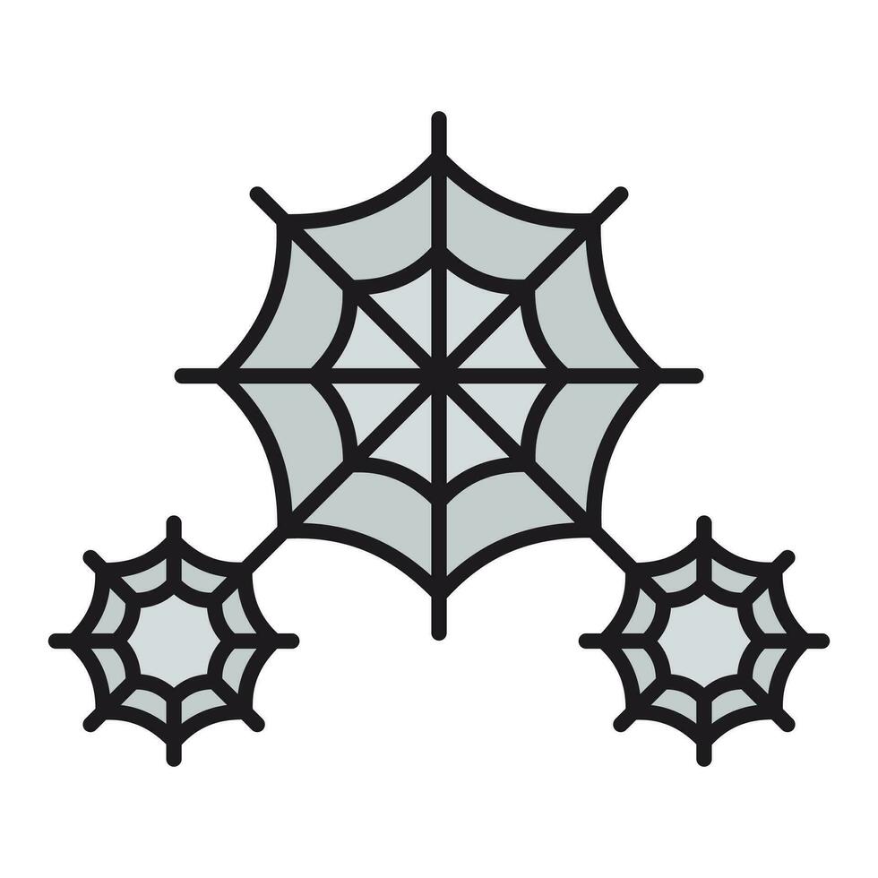 Spider web vector eps icon,halloween,isolated on white background.