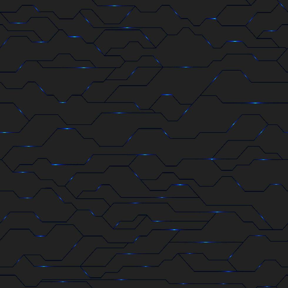 seamless pattern futuristic line background vector