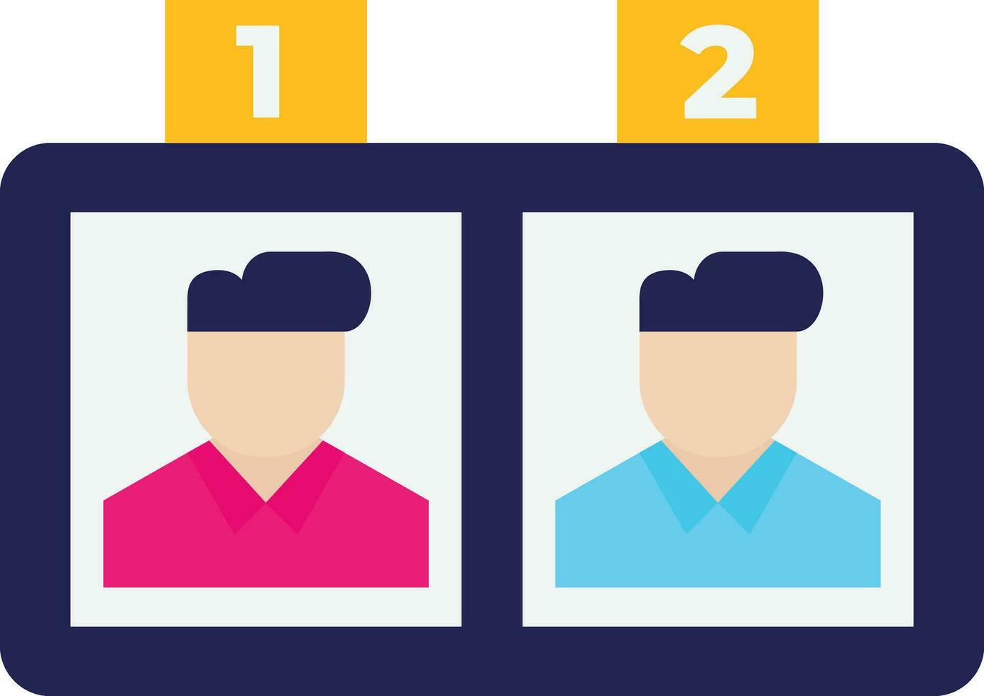 candidates Icon Vector Flat Illustration