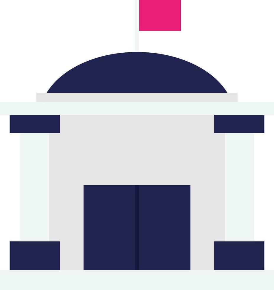 government Icon Vector Flat Illustration