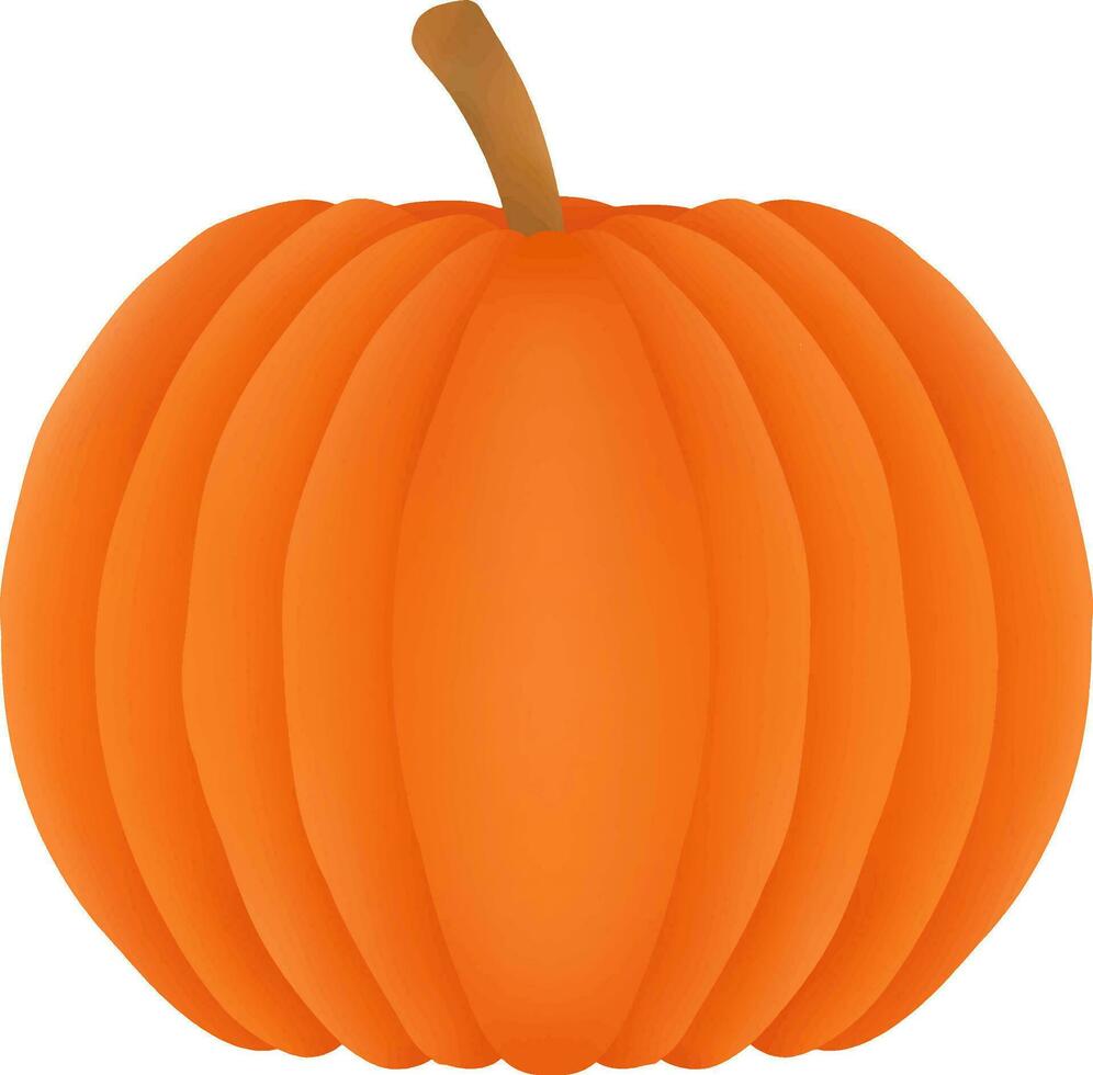 Pumpkins harvested in the autumn vector