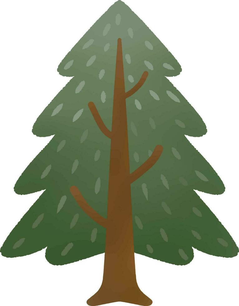 trees change color in autumn vector